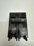 Siemens Q270 Plug-on Circuit Breaker 120/240V 1PH Type Qp Amp Pole. Fixed Price $15.00.