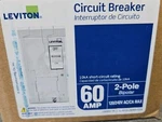 Leviton LB260-T 60A 2-POLE Plug-on Standard Branch Circuit Breaker Box Of 5. Fixed Price $73.00.