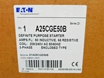 New Eaton A25CGE50B Definite Purpose Starter 3P 50A 208-240V Coil W/ Enclosure. Fixed Price $314.95.