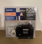 Siemens Q120AFCP Circuit Breaker 120V Qaf Amp Pole Arc Fault. Fixed Price $25.00.