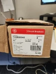 1- New Ge THQB32040 Molded Case Circuit Breaker 3P 40A 240V-AC. Fixed Price $95.00.
