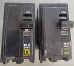 (lot Of 2) Square D QO230 Circuit Breaker Amp 120/240V 2-POLE Black New. Fixed Price $38.99.