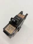 Fpe Single Pole 20A 120/240 Vac Ctl Type Naswd Hacr Circuit Breaker Used. Fixed Price $10.00.