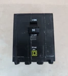 Square D QOB330 Pole Amp 240V Bolt On Circuit Breaker W# See Pics. Fixed Price $29.99.