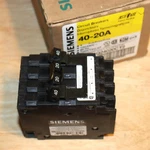 One New Siemens Q24020CT2 Quad Pole & Amp Breaker More Available. Fixed Price $61.59.