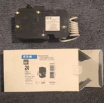 Eaton BR220CAF 20A Double Pole Combination Afci Circuit Breaker Test Button. Fixed Price $125.00.