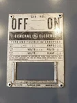 Ge QMR326 600A Single 3P 240V Fused Panelboard Switch W/ Hardware. Fixed Price $3176.00.