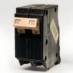 Authentic Cutler Hammer CH270 Amp 240V Pole Plastic Foot Circuit Breaker. Fixed Price $37.70.