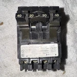 Siemens Q24020CT2 40-20A 4-POLE Circuit Breaker 120/240V Thermal Protection. Fixed Price $20.00.