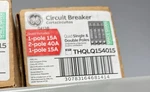 Ge THQLQ154015 Breaker Quad 1P-15A 2P-40A 120/240V New Ready To Ship. Fixed Price $69.00.