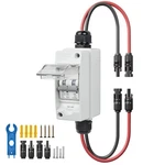 Pjerjzn Solar Panel Disconnect Switch 400V Dc/ac 10A Pv Grey. Fixed Price $41.13.