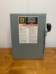 Square Schneider Electric D211N Safety Switch Fusible 30 Steel 1H246 - New. Fixed Price $49.99.
