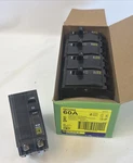(5) Square D QO260 2-POLE 60-AMP 120/240V Plug-in Circuit Breaker *new Box Of 5*. Fixed Price $104.99.
