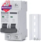 Chtaixi Ac Miniature Circuit Breaker, 32 Amp 120V/240V Pole Din Rail Mount.... Fixed Price $26.96.