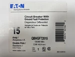 New In Box - Eaton Cutler Hammer QBHGFT2015 Amp 2P 22KAIC Rated Gfi. Fixed Price $375.00.