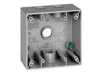 Sigma Engineered Solutions 14351 1/2-INCH Hole 2-GANG Weatherproof Box, Gray. Fixed Price $13.09.