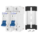 Ac Miniature Circuit Breaker, Cgele Amp Pole 120/240V Solar White. Fixed Price $16.63.