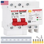 Dihool Ground Fault Circuit Breaker Voltage Surge Arrester Protection 63 Amp 2. Fixed Price $36.67.