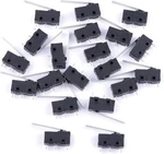 20PCS Ac 5A/125V 3A/250V Long Straight Hinge Lever Arm Micro Limit Switch Spdt. Fixed Price $15.74.