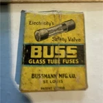 Bussmann S-30 Glass Tube Fuses 1-15A Ac/dc Pack Branch Circuit. Fixed Price $22.50.