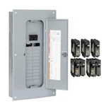Square Main Breaker 24-SPACE 48-CIRCUIT Plug-on Neutral Load Center W/ Cover. Fixed Price $130.82.