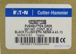 Eaton Cutler Hammer 10250T23B Black Flush Head Push Button N.o Contact Block. Fixed Price $18.00.