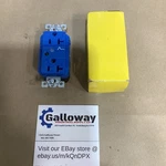 Hubbell IG5362SA RECEPTACLE,BLUE,20 A,2P3W,BACK; SIDE,1PK 6C135. Fixed Price $219.99.