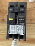 Square D Homeline HOM240GFI Pole 40A. Fixed Price $70.00.