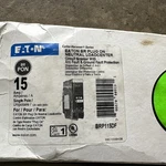 Cutler-hammer BRP115DF 15A Dual Function Breaker. Fixed Price $95.00.