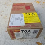 Square HOM24L70SCP Indoor Main Lug Load Center 70A 2-SPACES 4-CIRCUITS. Fixed Price $24.99.