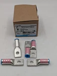 Pack Thomas & Betts One-hole Lug Compression Connector 5/16" Bolt 2 Awg 3LM85. Fixed Price $9.00.