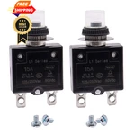 Mxuteuk 2PCS 15AMP Circuit Breakers Push Button Manual Reset 125/250V Ac. Fixed Price $18.98.