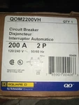 Square D QOM2200VH Pole Circuit Breaker. Fixed Price $60.00.