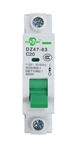Miniature Circuit Breaker, Pole Amp, 120/240VAC, 6KA Rail Mount. Fixed Price $12.74.