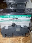 New Connecticut UBIZ-0250 Amp Double-pole 120/240VAC Circuit Breaker. Fixed Price $45.00.