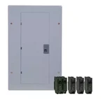 Ge 100 Amp 20-SPACE 20-CIRCUIT Main Breaker Indoor Contractor Kit TM2010CCUBK1. Fixed Price $84.99.