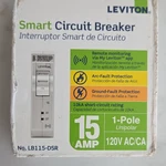 Leviton Smart Circuit Breaker LB115-DSR 15A 1-POLE 120V Arc-ground Fault Remote. Fixed Price $99.00.
