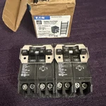 New Eaton BQ215220 15/20A, 120/240V, Lot Of Two. Fixed Price $65.00.
