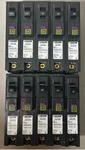 Lot Of 10 Square HOM120PDF 120V 20A Single-pole Circuit Breaker. Fixed Price $449.99.