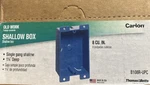 Carlon 25 Pcs. B108R-UPC Single Gang Shallow 1-1/4" Deep Old Work Boxes. Fixed Price $69.99.