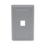 Hubbell Premise Wiring IFP11GY Wall PLATE,1 Port 6MH76. Fixed Price $5.50.