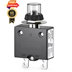 Thermal Circuit Breaker, Diyhz 40 Amp 32V Dc 125/250VAC 50/60HZ Push Black. Fixed Price $15.98.