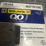 Square QO1515C Amp Tandem Circuit Breaker 120/240V Schneider Electric - New. Fixed Price $35.00.