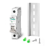 Langir Dc 20A Circuit Breaker, 1 Pole Din Rail Mount, 250V Solar Pv Disconnec.... Fixed Price $15.93.