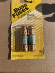 Vtg Cooper Bussmann BP/FRN-R-30 250V 30AMP Fuses Replacement. Fixed Price $8.99.