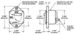 Blue Sea 187-SERIES 25 Amp Circuit Breaker Panel Mount. Fixed Price $92.99.