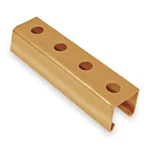 Kindorf B 907 10 Single Channel Strut, Punched, Steel, Electroplated, 9/16. Fixed Price $91.89.