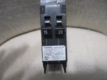 Siemens 15/20 Amp Tandem Single Pole Breaker Q1520 Type Qt. Fixed Price $19.79.