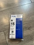 New Eaton Amp 120-VOLT Afci Plug-on Neutral Circuit Breaker BRP115AFCS. Fixed Price $29.99.