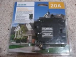 Siemens Plug-on Neutral Combo Type Arc-fault Circuit Interrupter QA120AFCNP. Fixed Price $57.98.